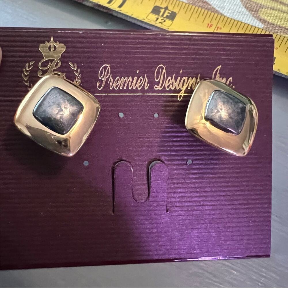 Premier Designs Post Clip Earrings NEW - Picture 3 of 7